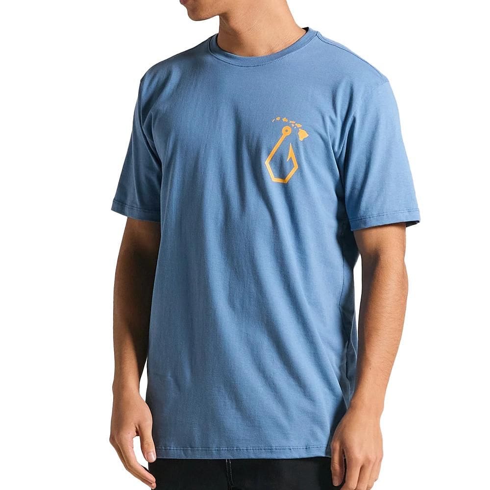 Camiseta Volcom Sinkem SM25 Masculina Azul Escuro