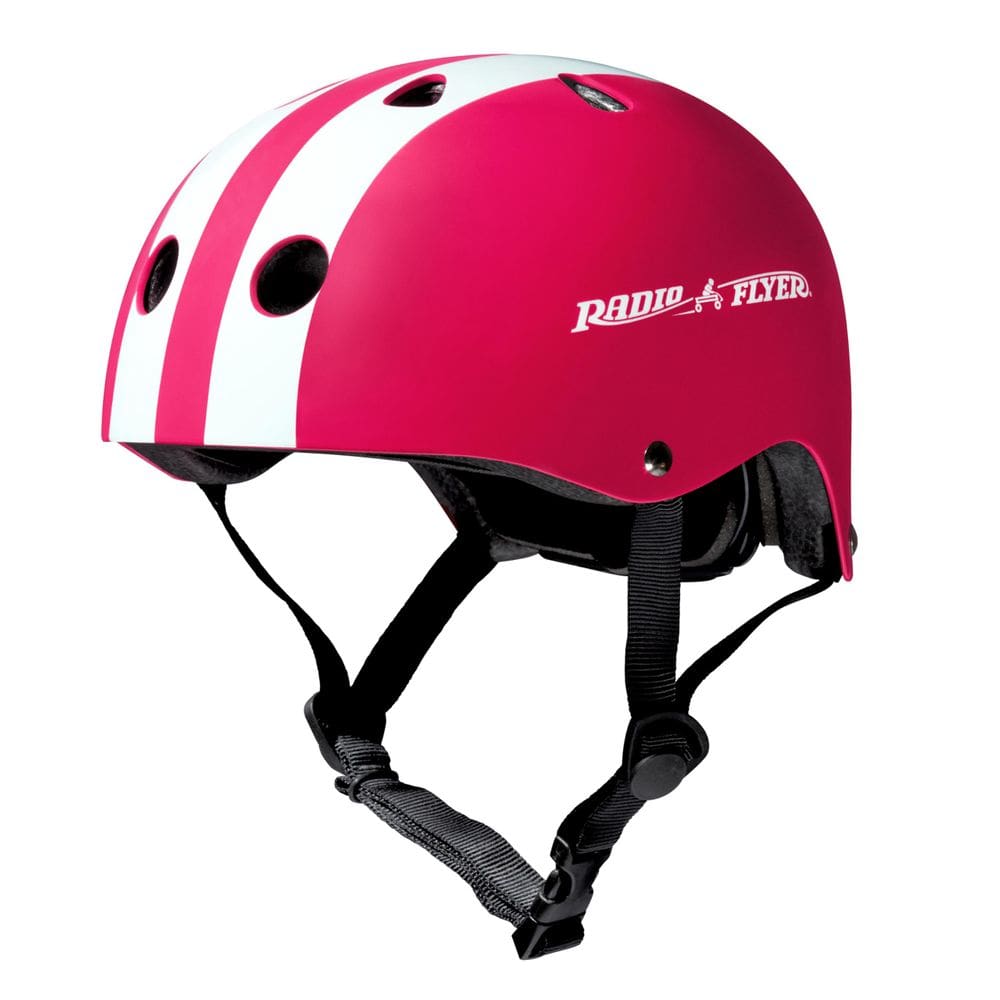 Bicicleta infantil Helmet Radio Flyer Pink para patinação