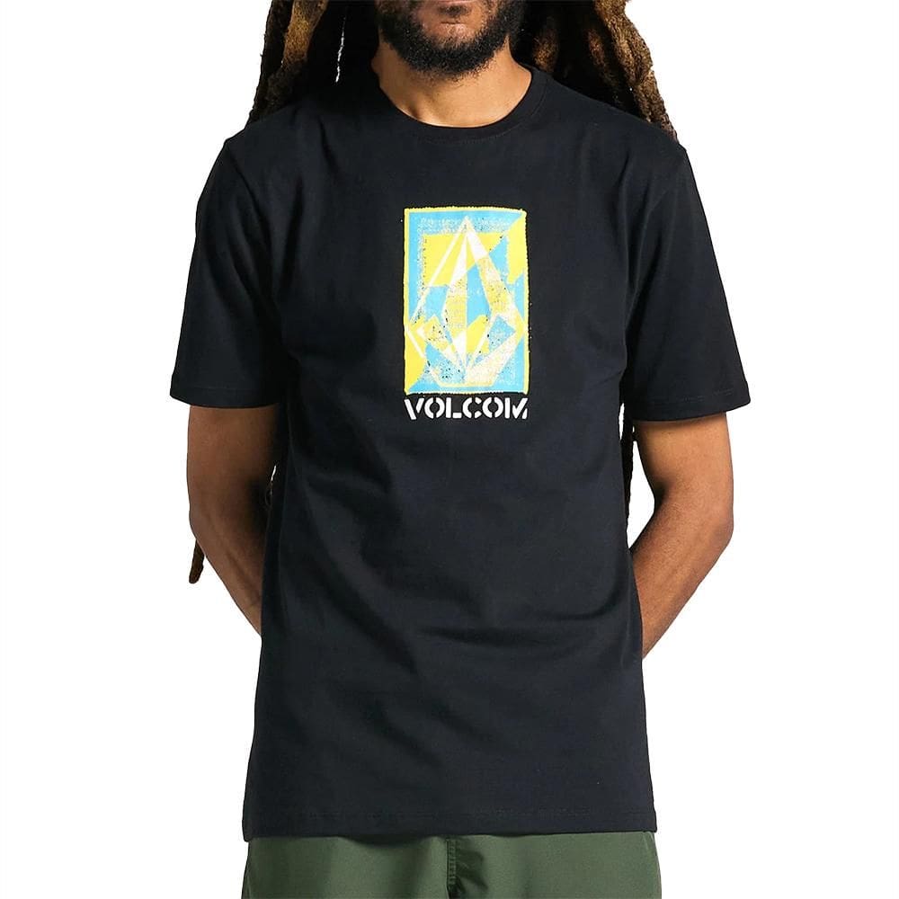 Camiseta Volcom Ripper Stone SM25 Masculina Preto
