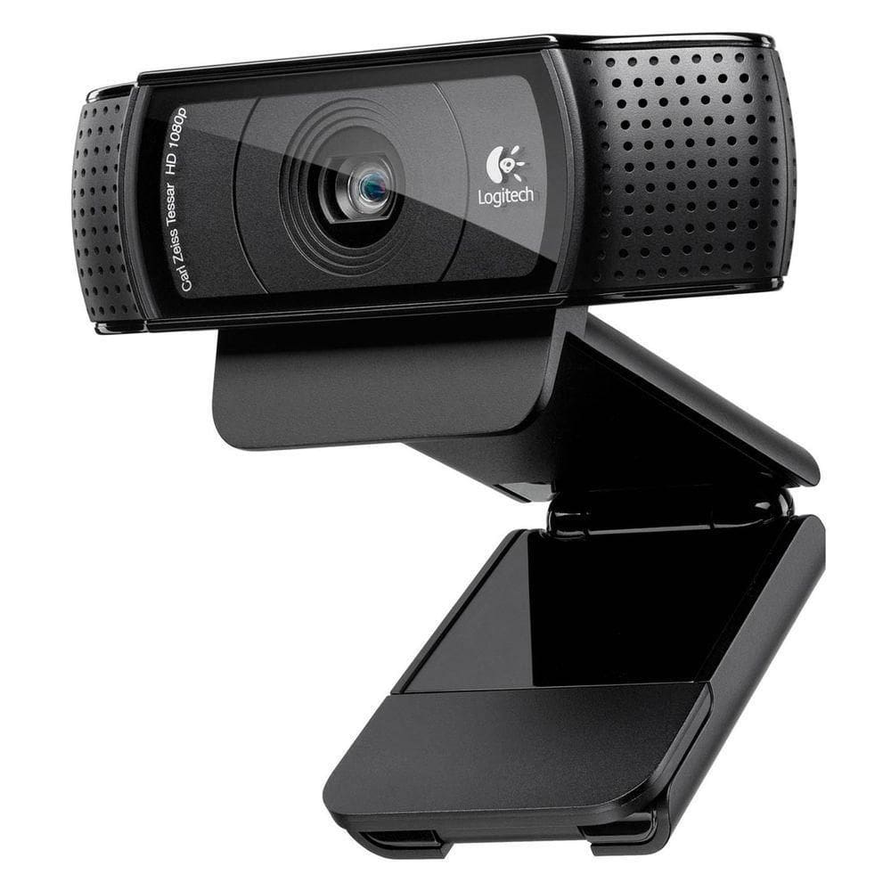 Web Cam Logitech C920s Fhd 1080 Com 2 Microfones Com Foco Automatico