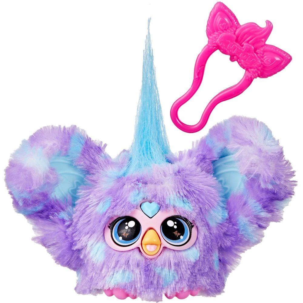 Brinquedo de pelúcia eletrônico Furby Furblets Groo-Vee Purple 6+