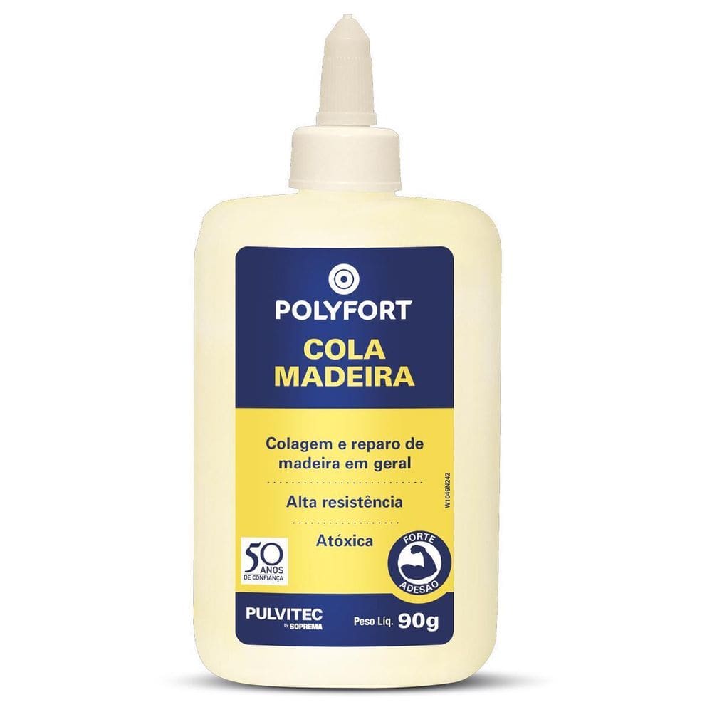 Cola Extraforte Para Madeira Polyfort 90G Ia022 - Pulvitec