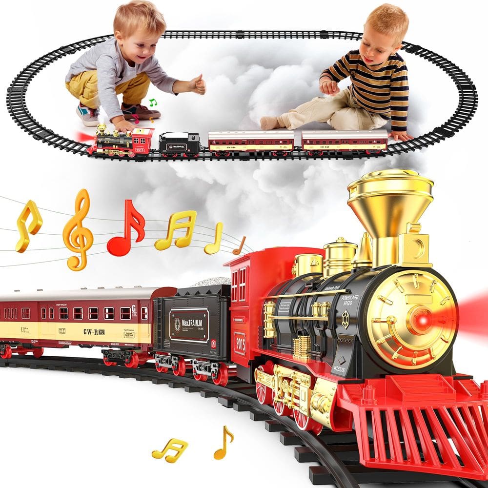Conjunto de trem de Natal Hot Bee para crianças de 2 a 4 anos