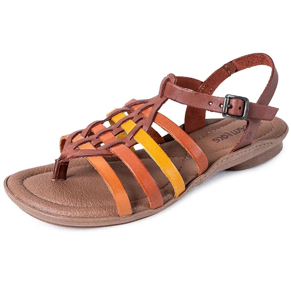 Sandalia Feminina Flatform Color Mix New Face 37321