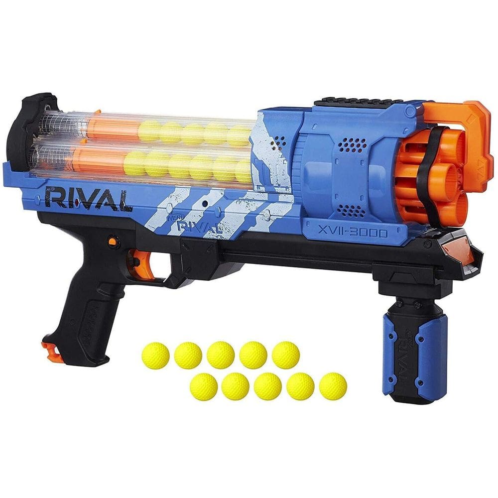 Blaster Nerf Rival ARTEMIS XVII-3000 azul com 30 cartuchos