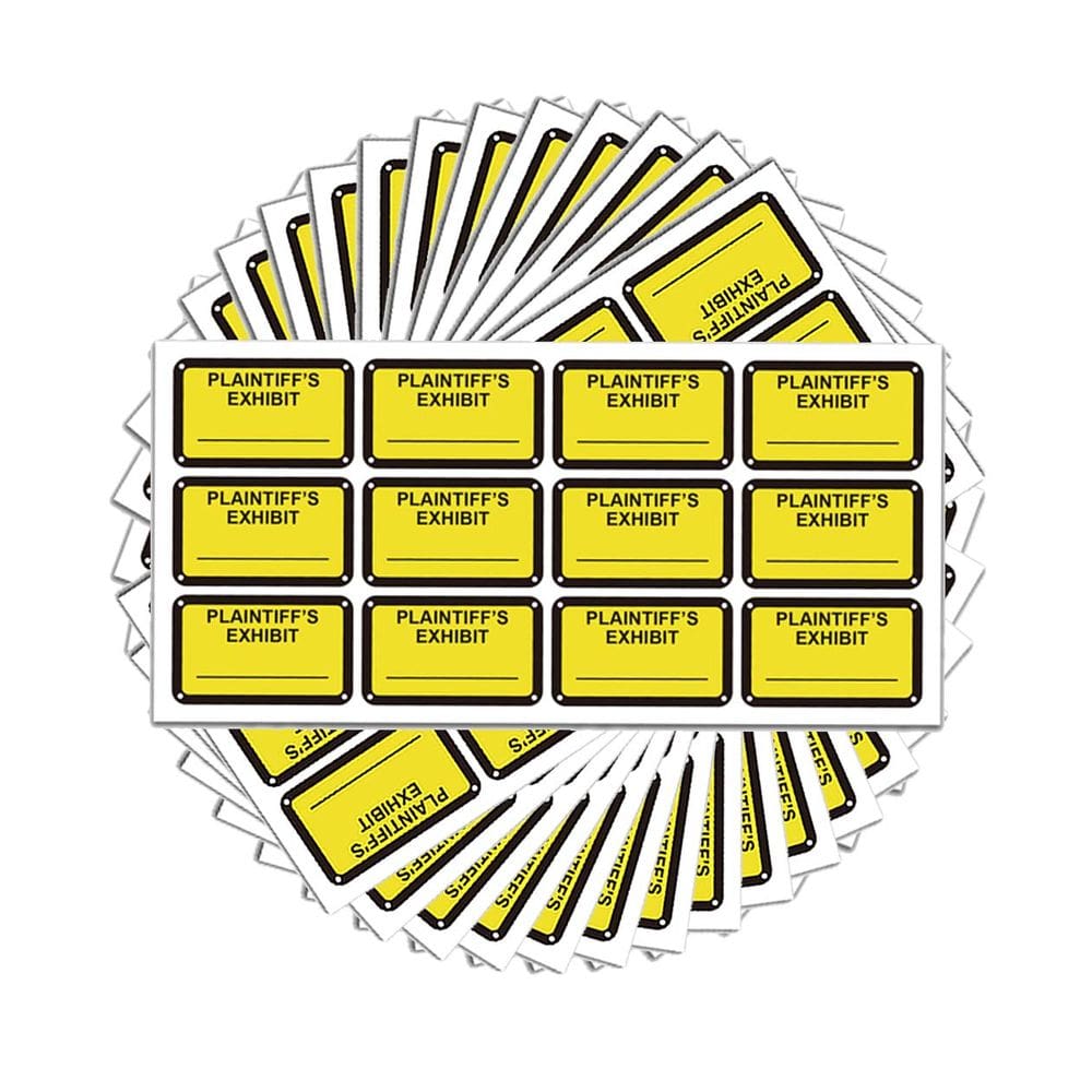 Adesivos para exposições legais Remarkable Fluorescent Yellow 300 Pac