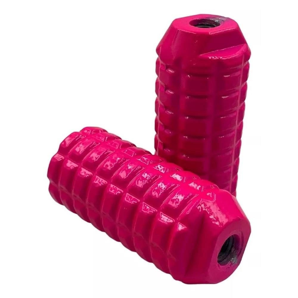 Pedaleira Rosa Neon Bike Apoio Trolhão Grande Bicicleta Par GTU