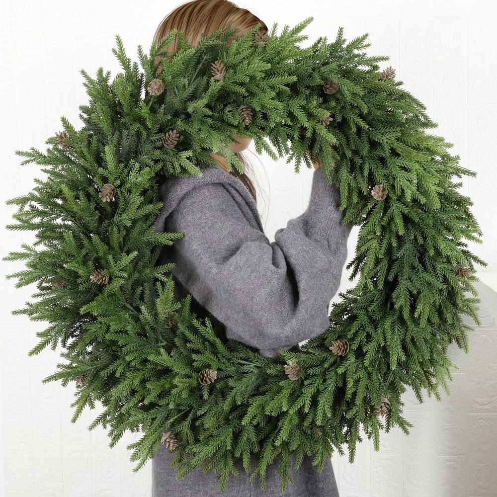 Coroa de Natal Artgar Guirlandas de Natal de 70 cm realistas
