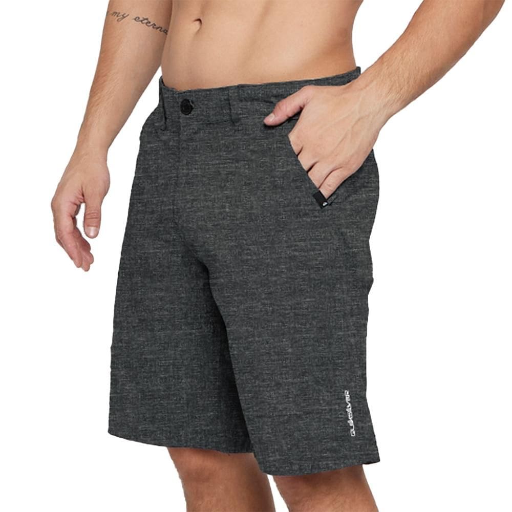 Bermuda Quiksilver Hybrid Confy SM25 Masculina Dark Grey