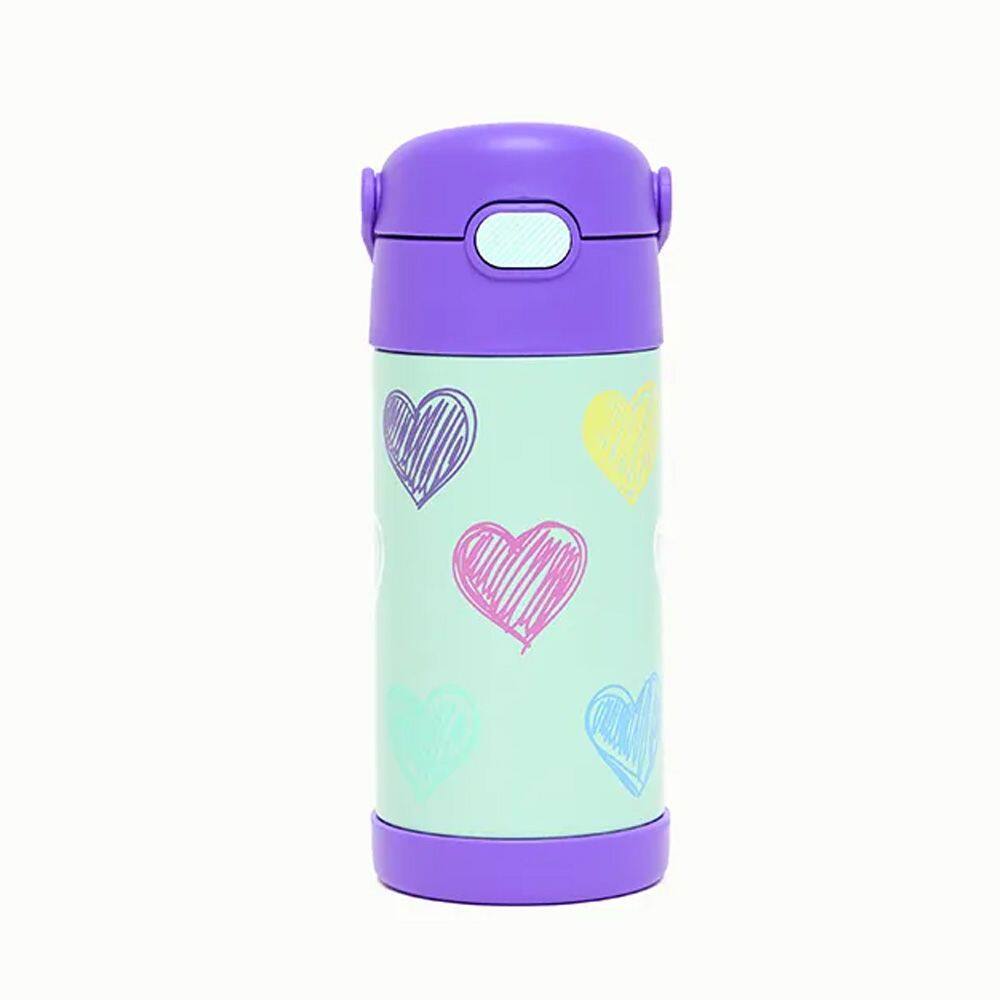 Garrafinha Térmica Funtainer 355ml Corações Thermos