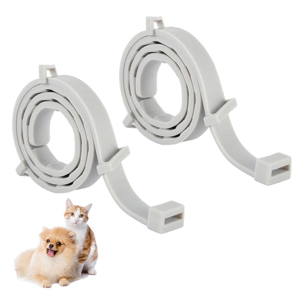 Coleira Anti Pulga Cachorro Gato Cao Pet Kit 2 Unidades Carrapato Leishmaniose Felino Canino Tamanho Ajustavel Resistente Eficaz Proteçao