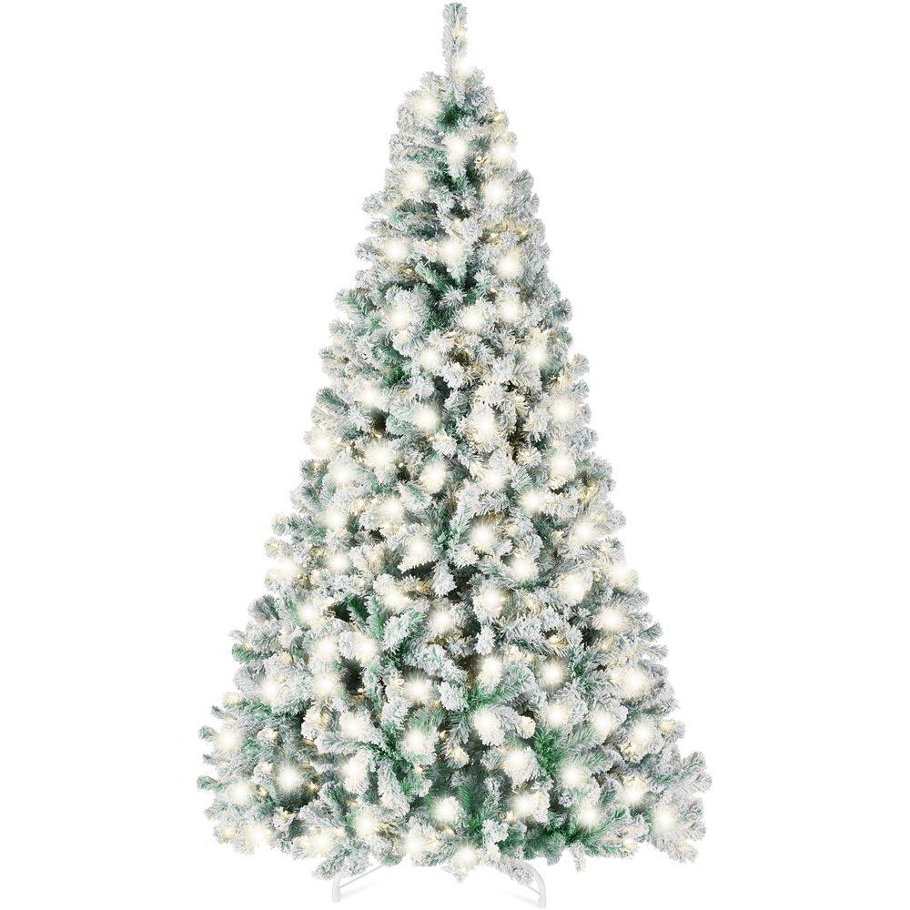 Árvore de Natal Best Choice Products, pré-iluminada, 1,4 m, verde sálvia