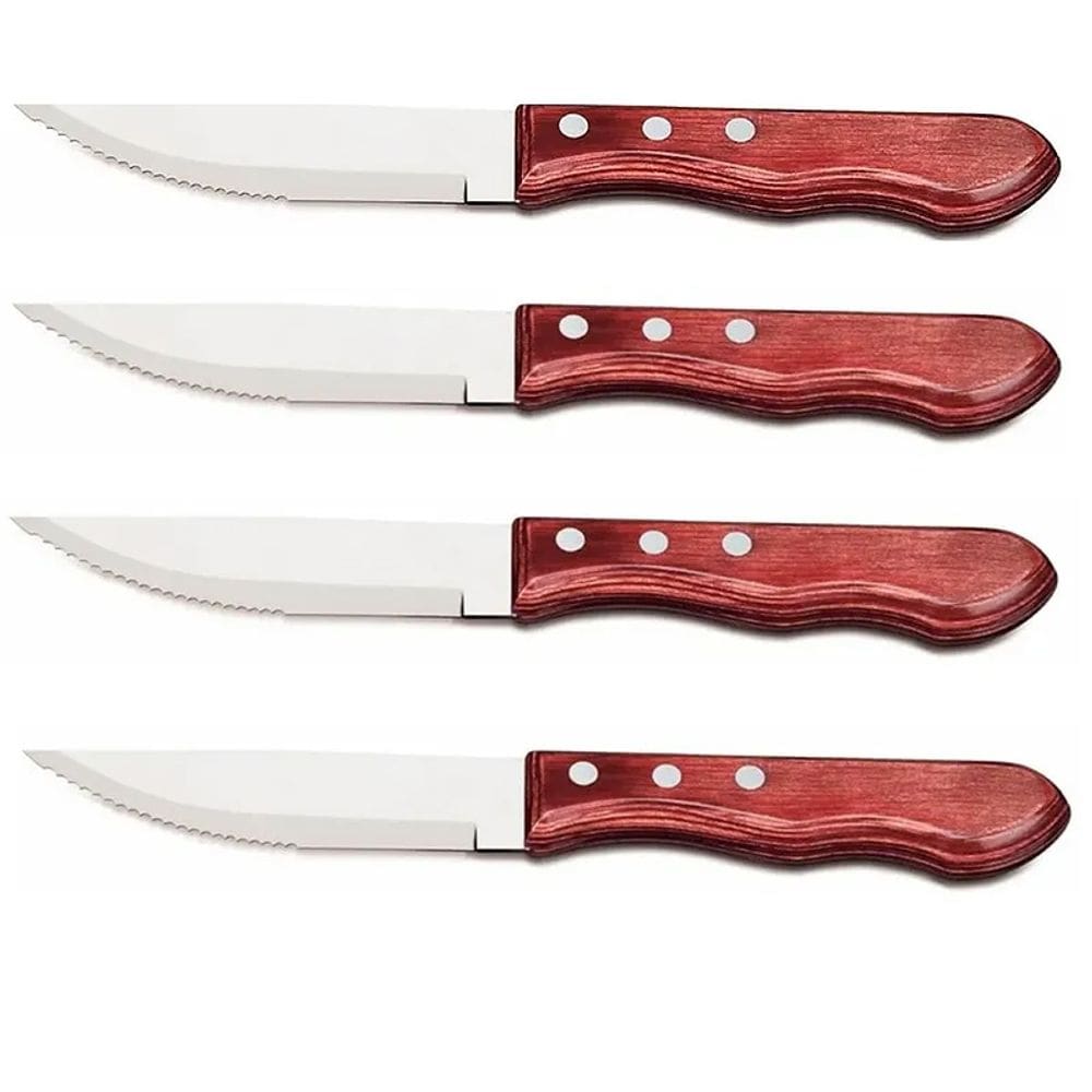 Jogo de 4 facas Jumbo Leme 9610013 - Etilux