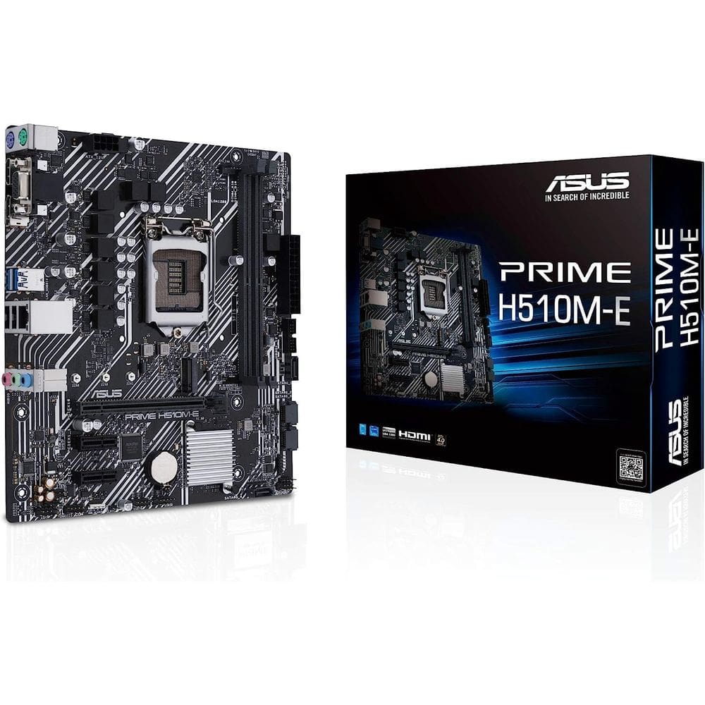 Placa-mãe ASUS Prime H510M-E LGA1200 para Intel 11th/10th G