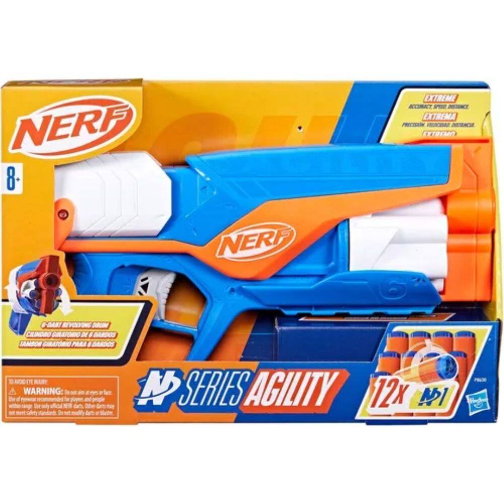 Lançador de Dardos Nerf N Series Agility 12 Dardos F8630 - Hasbro