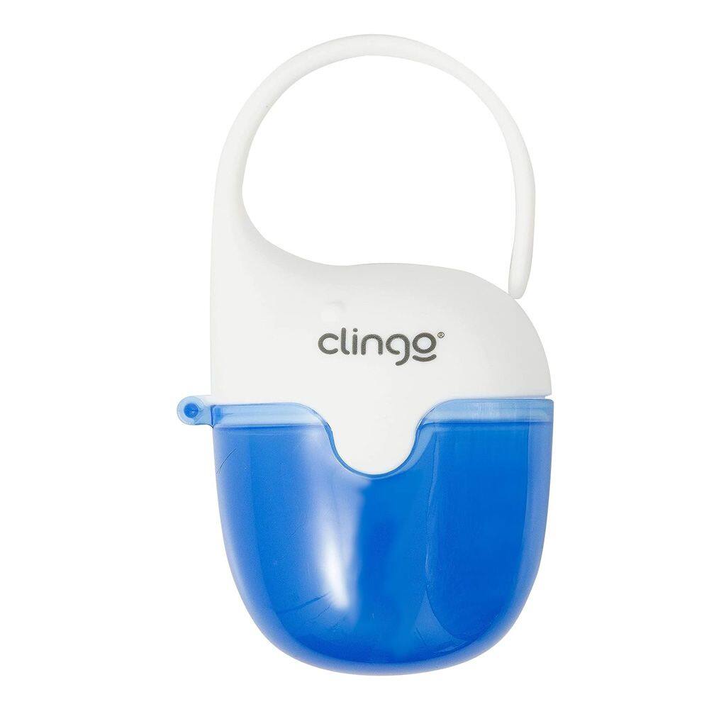 Porta Chupetas Baleia Azul Clingo