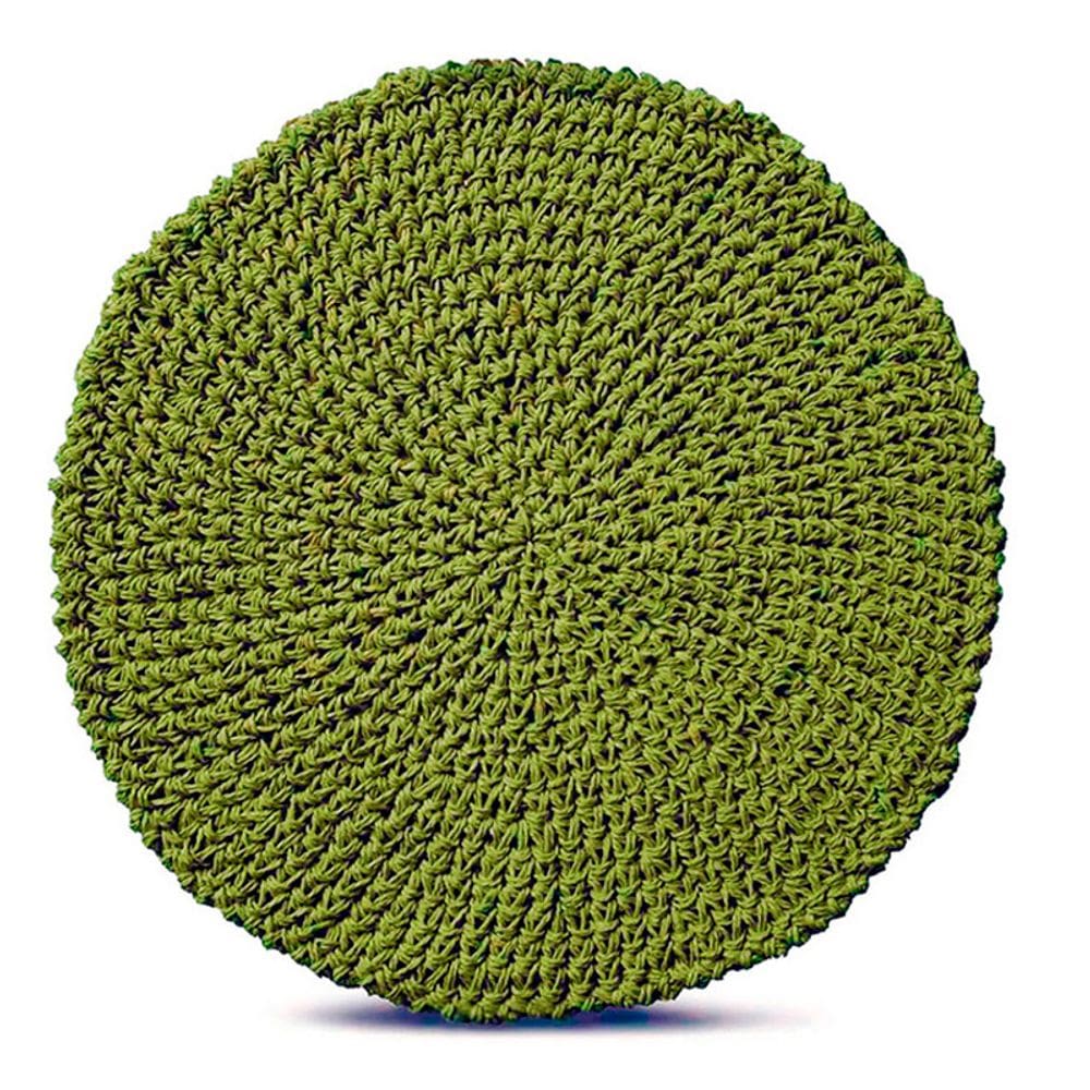 Lugar Americano Redondo Papier Verde 38cm 1 pç 8108640042 - Yoi