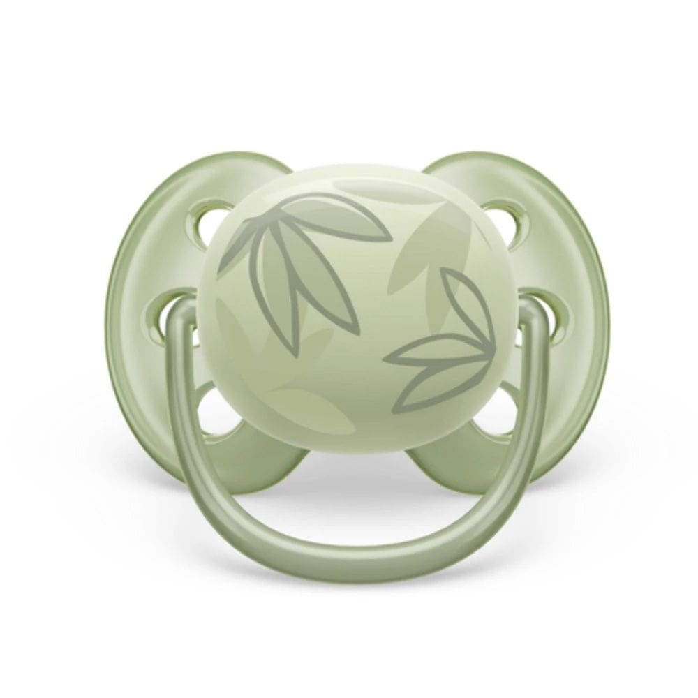 Chupeta Ultrasoft 0-6m Verde Folhas 1und Philips Avent