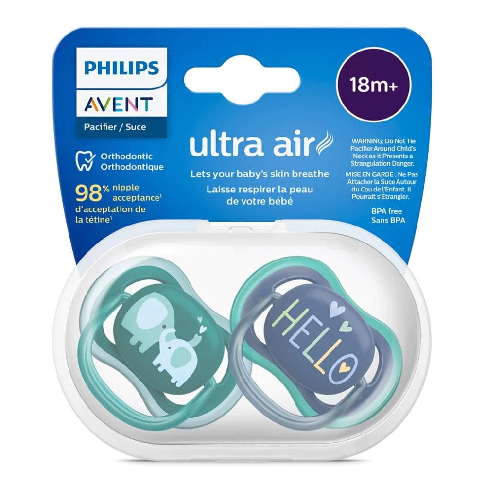 Chupeta Ultra Air +18m Boys Elefante C/2 Philips Avent