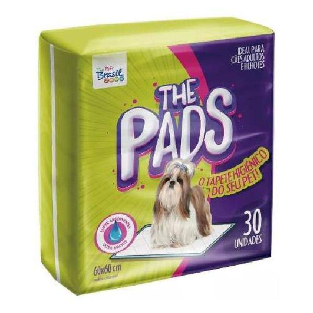 Kit Tapete Higiênico Cães 60X60Cm 30Un Atrativo Anti-Odor