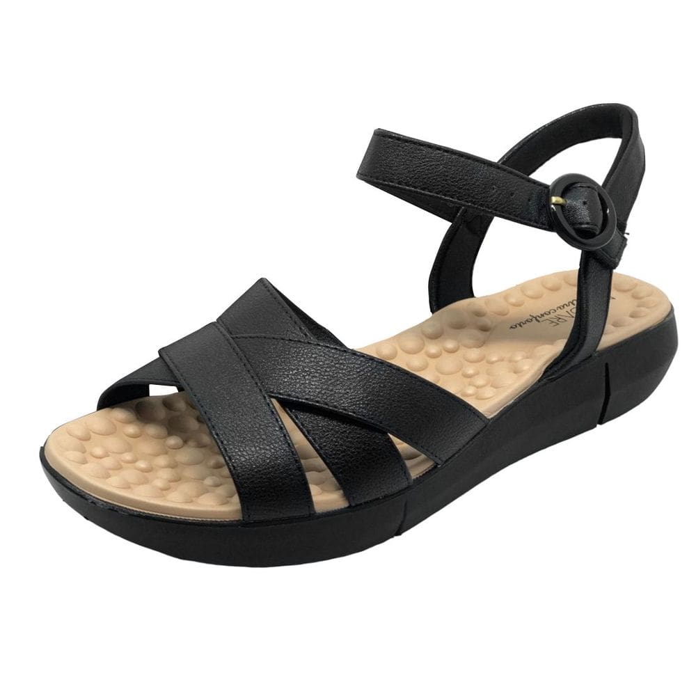 Sandália Modare Ultraconforto Anabela Tira Trançada 7142.124