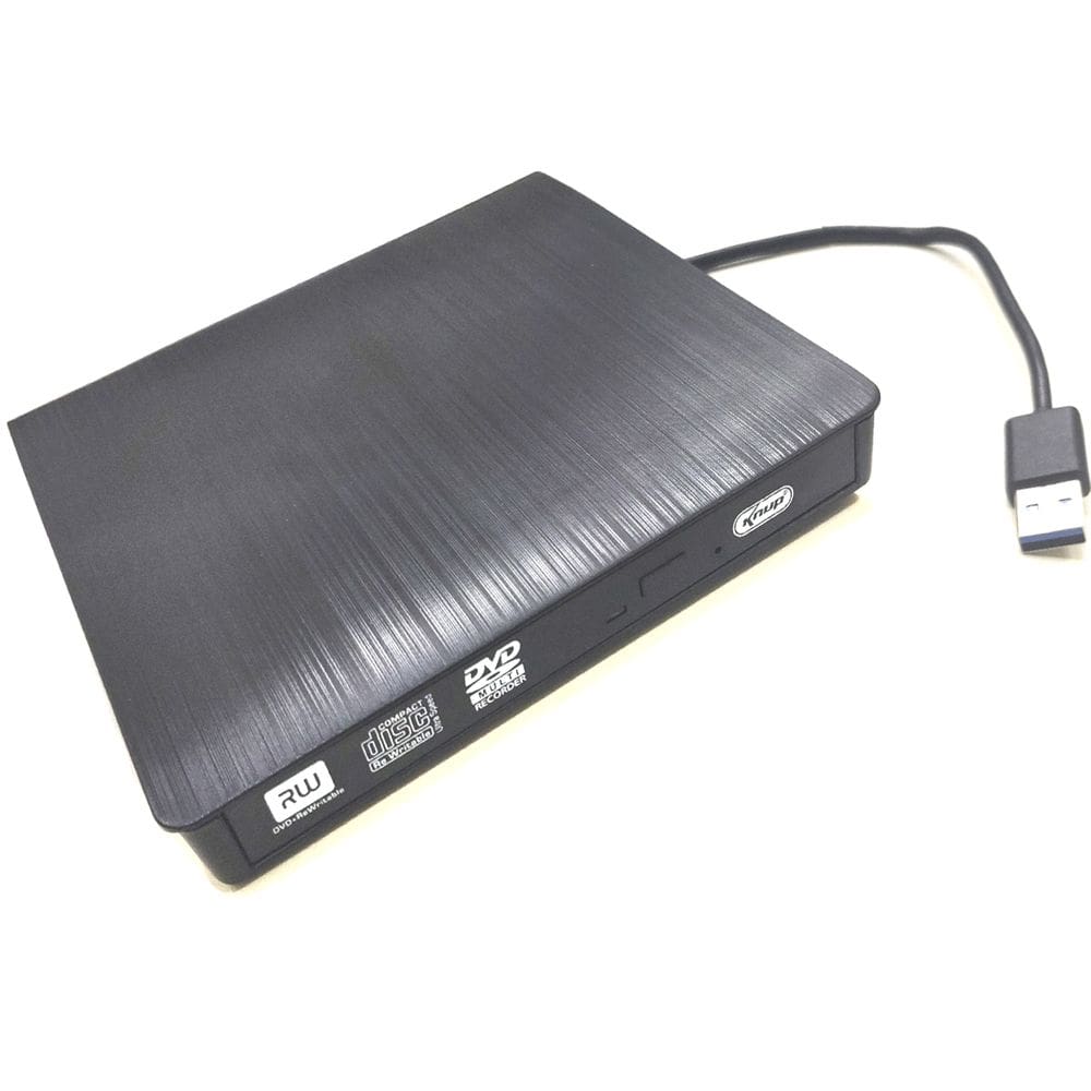 Drive Dvd-rw Externo Slim Preto Usb 3.0 portatil gv02