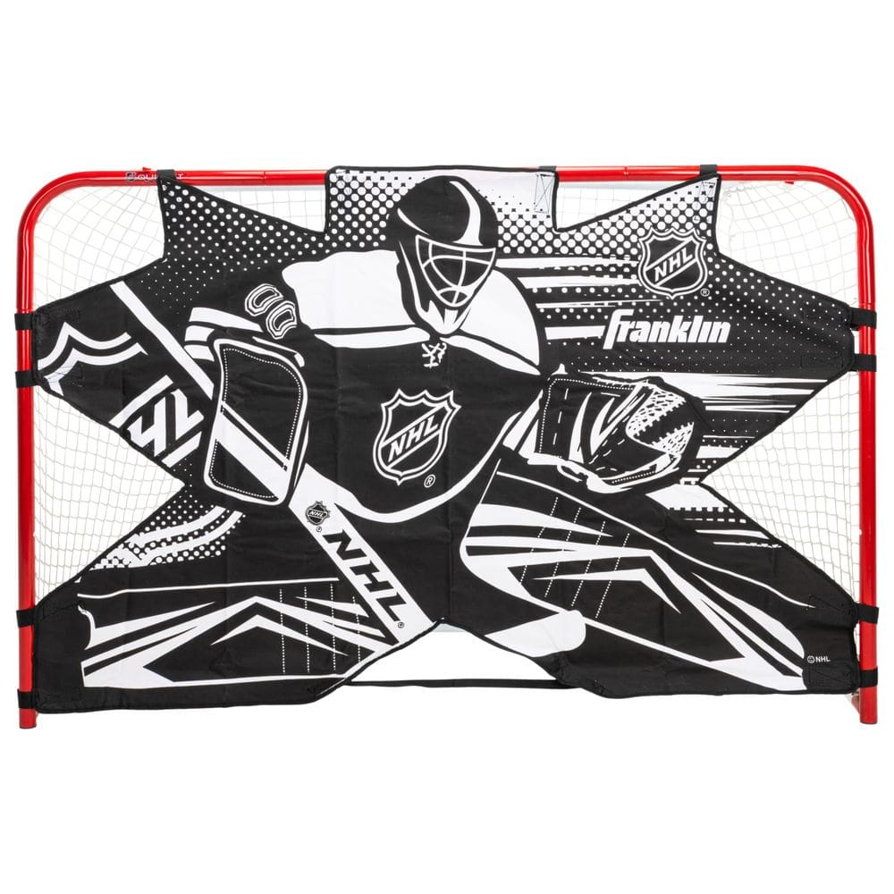 Goleiro de hóquei Shooting Target Franklin Sports NHL 72x48cm