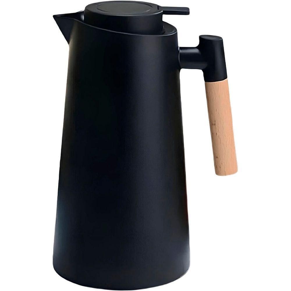 Garrafa Térmica De Mesa Nórdica Preto Café Chá Chimarrão 1l