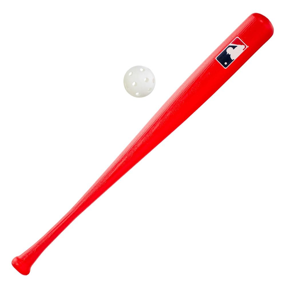 Conjunto de bastão de beisebol e bola Franklin Sports MLB Kids 30 cm vermelho
