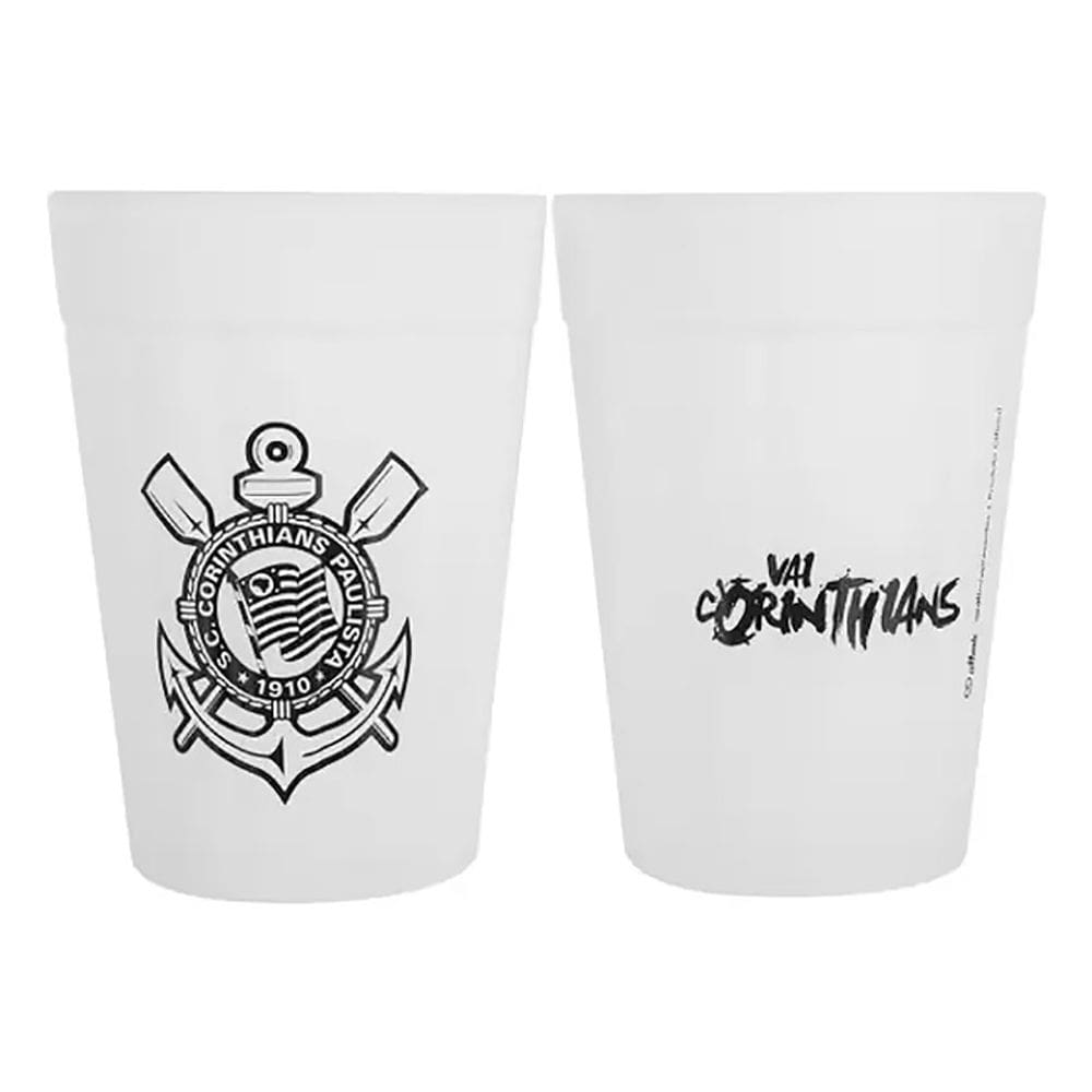 Copos Americano 2pçs 190ml Corinthians 2010339 - Allmix