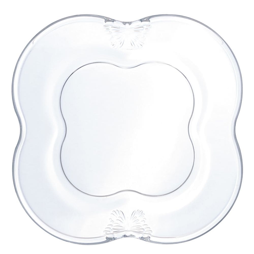 Conjunto 4 Pratos Butterfly para Sobremesa de Vidro 29274 - Wolff