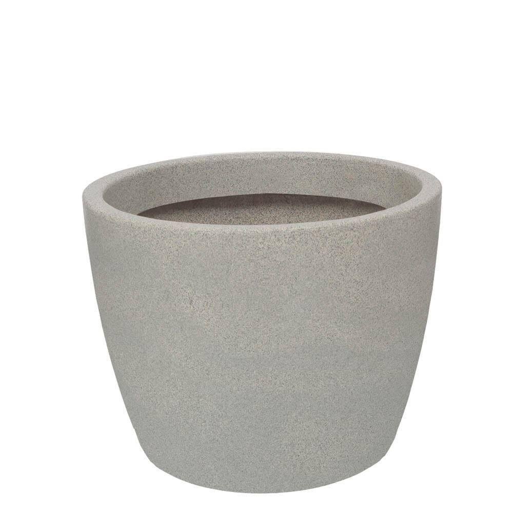 Vaso Malta Redondo 52 X 42 Cm Cor 13 Granito Pedra