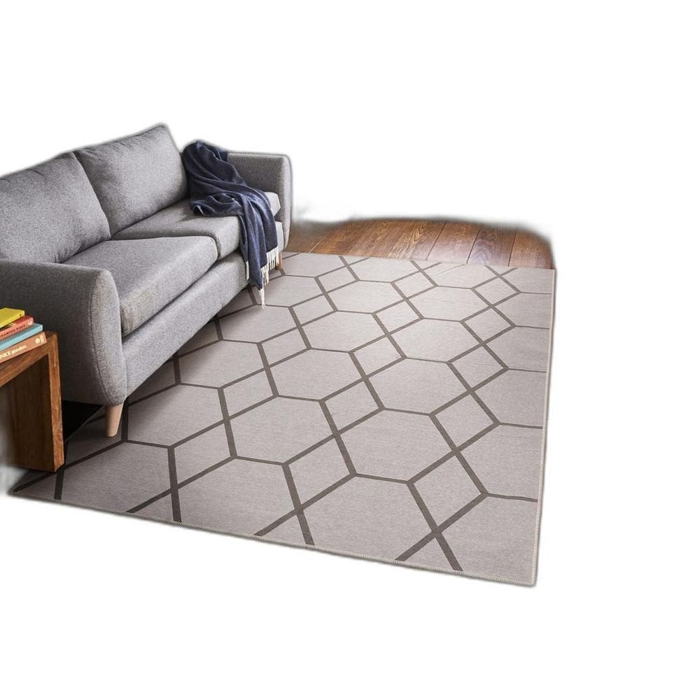 Tapete Funcional Tecido Hexagonal 200X250 Textil Jserrano 60