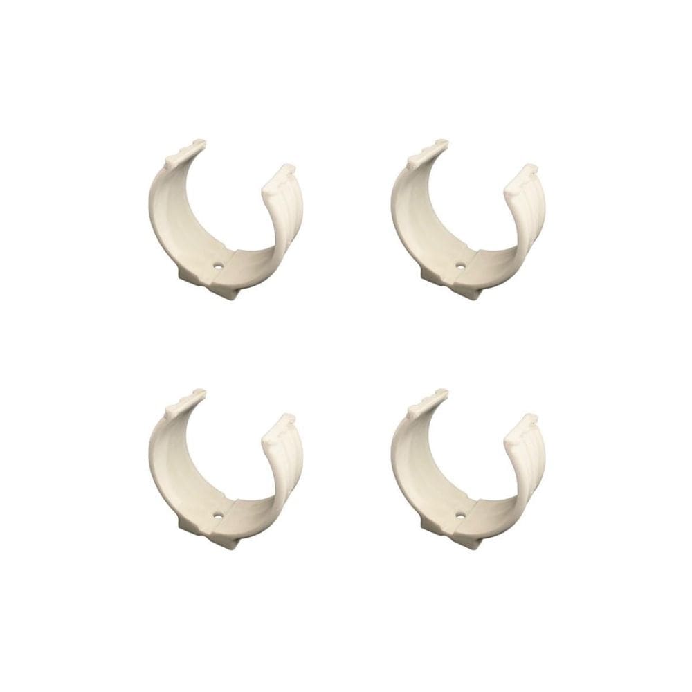 Kit 4 Abraçadeira Impacto Cano 25Mm 3/4`` Branca Estrela