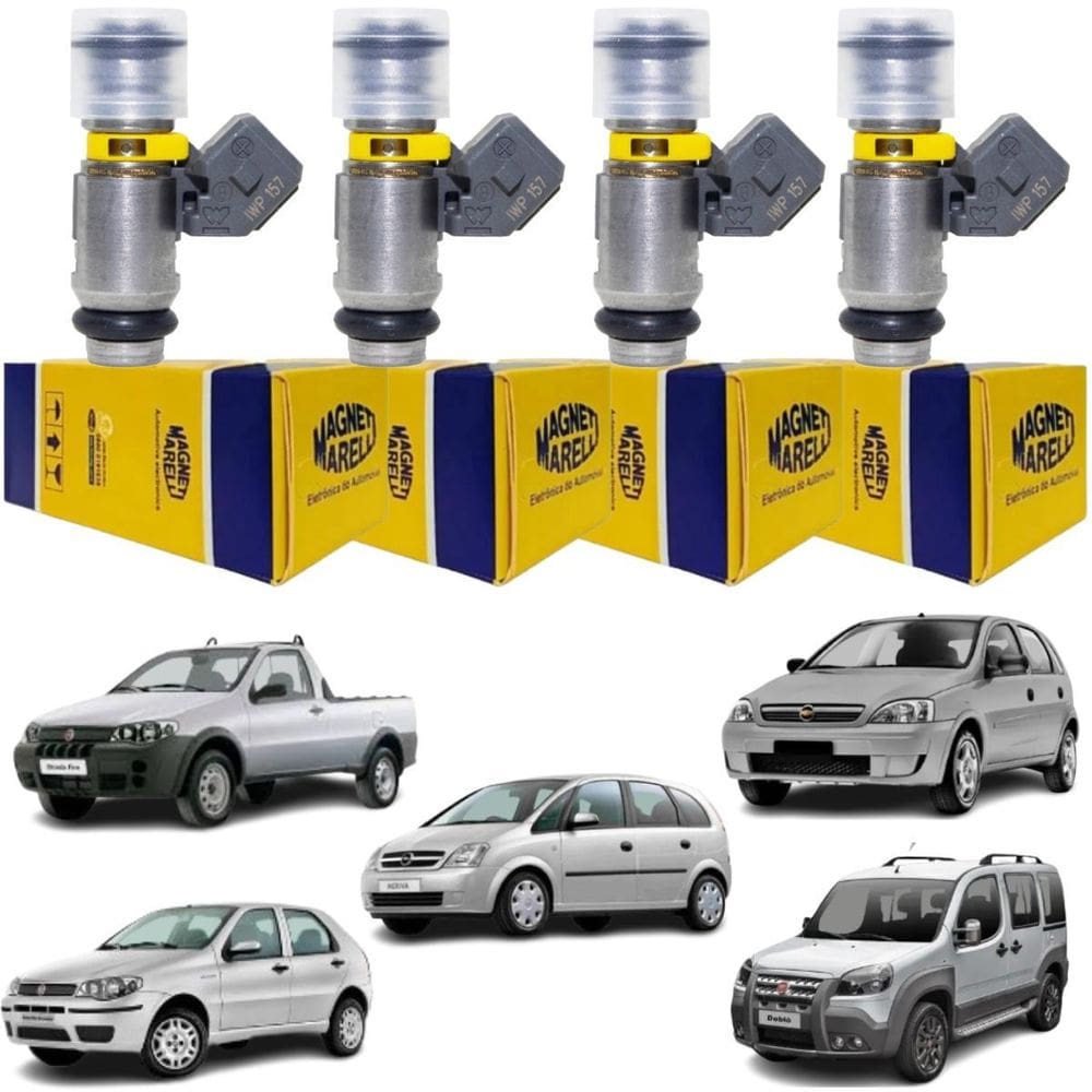4 Bico Injetores Palio Strada Doblo Corsa 2003 A 2020 Iwp157