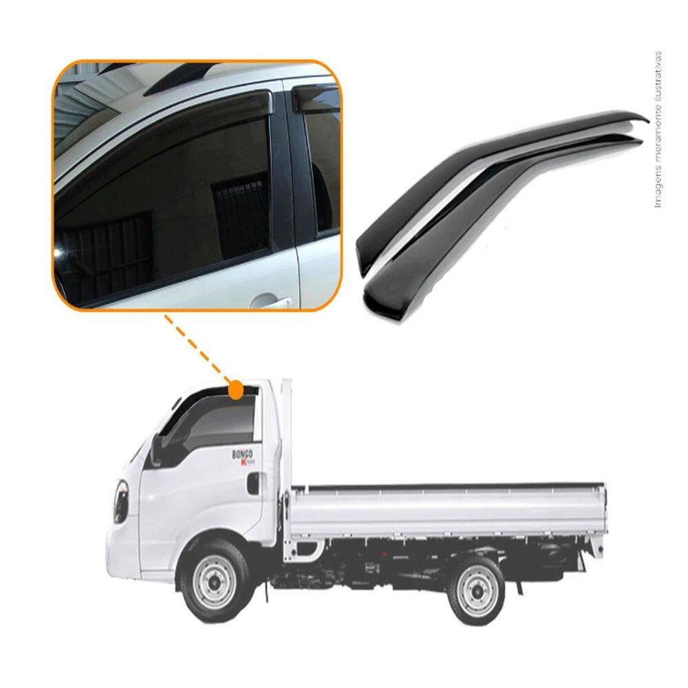 Calha De Chuva Ecoflex Kia Bongo 2004 2P
