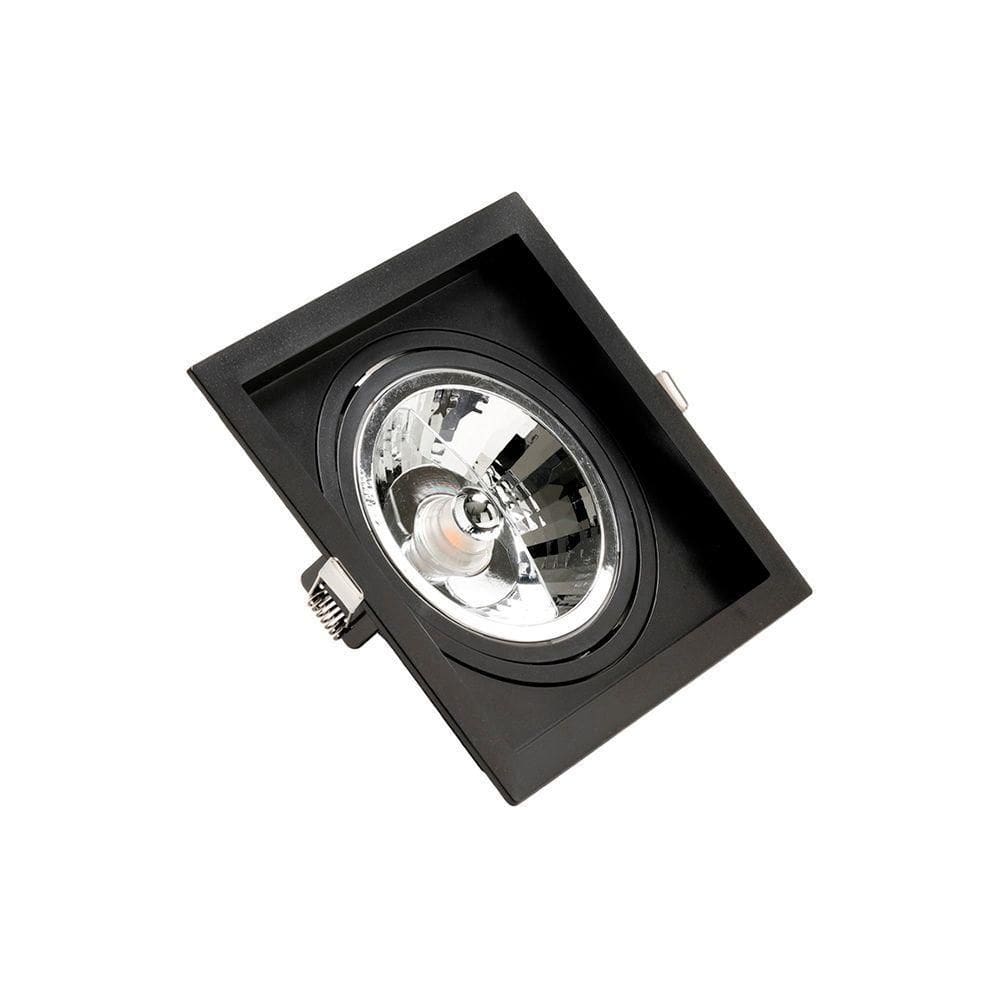 Spot De Embutir Recuado Save Energy Ar111 Gu10 Bivolt Preto Se-330.1068
