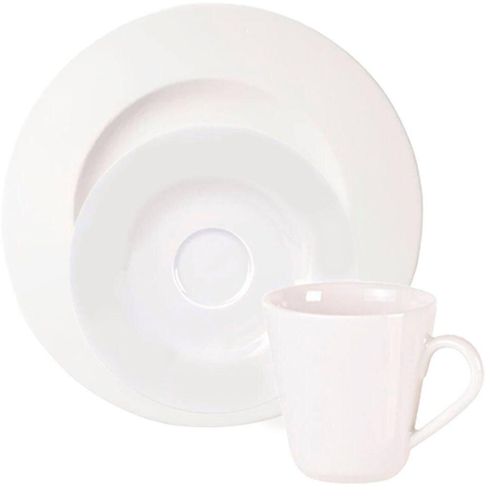 Kit Jogo Café Lanche 2 Pessoas 4peças Aba Larga Tramontina