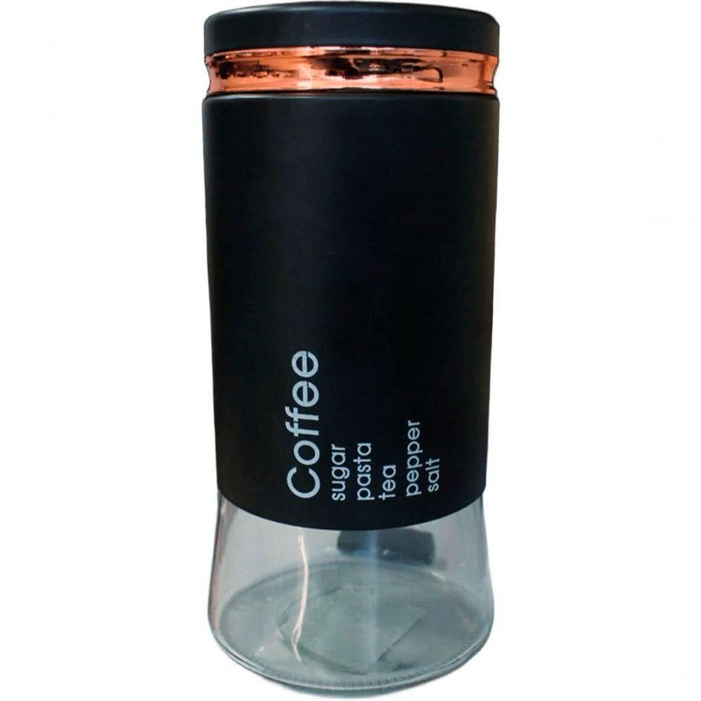 Frasco Pote Coffee Vidro Grande Mantimentos Tampa Hermético