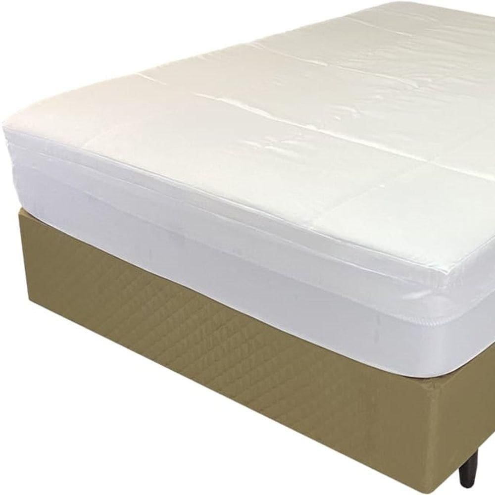 Pillow Top Solteiro Espuma Soft 5cm Capa Removível 88x188cm Branco