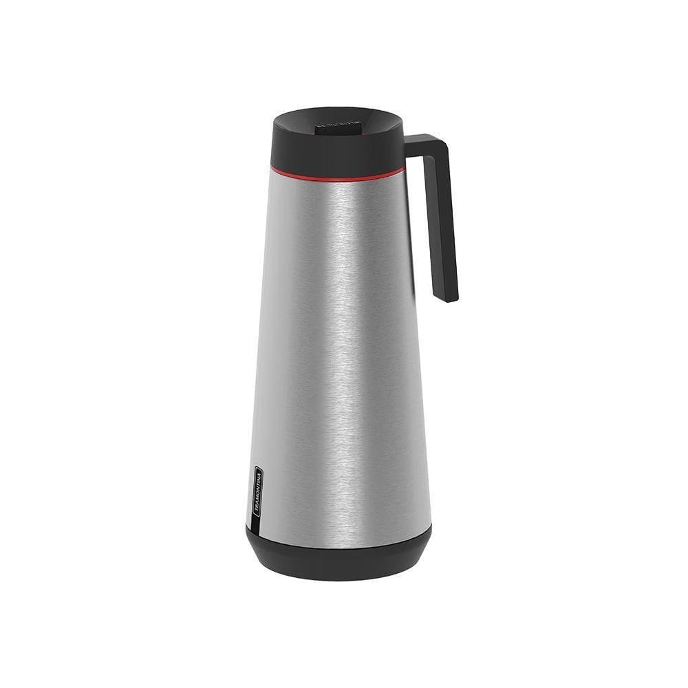 Garrafa Térmica Tramontina Exata 61645100 1l Inox E Preto Inox 61645100