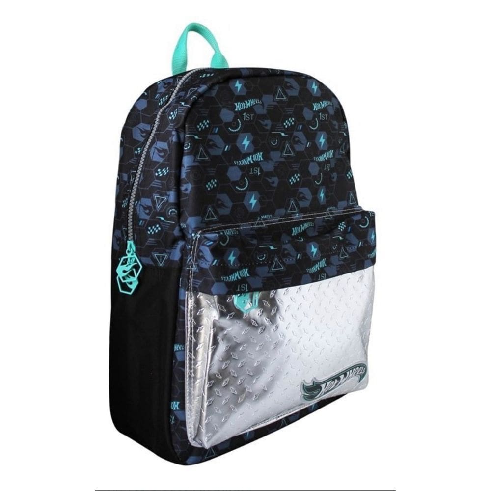 Mochila para crianças School Hotwheels 40cm
