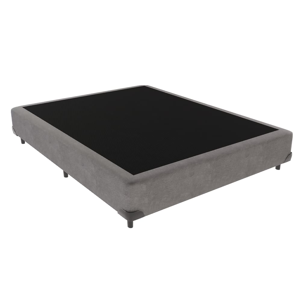 Cama Box Casal 138x188 Cinza