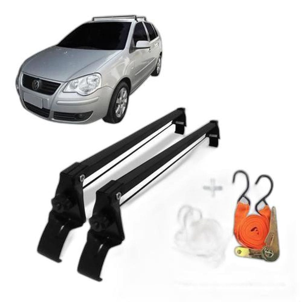 Rack Teto Vhip Polo Sedan 4 Pts 05 A 12 + 2 Cintas Catraca