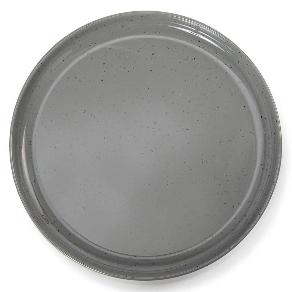 Prato Raso Gourmet Mix 26,7 cm Melamina Cinza Areia
