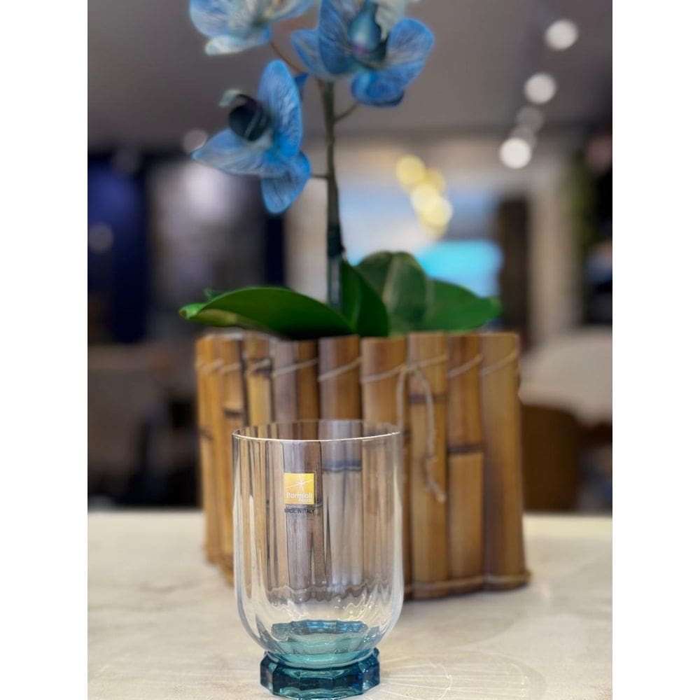 Unidade de copo baixo Florian 375ml Azul - Bormioli