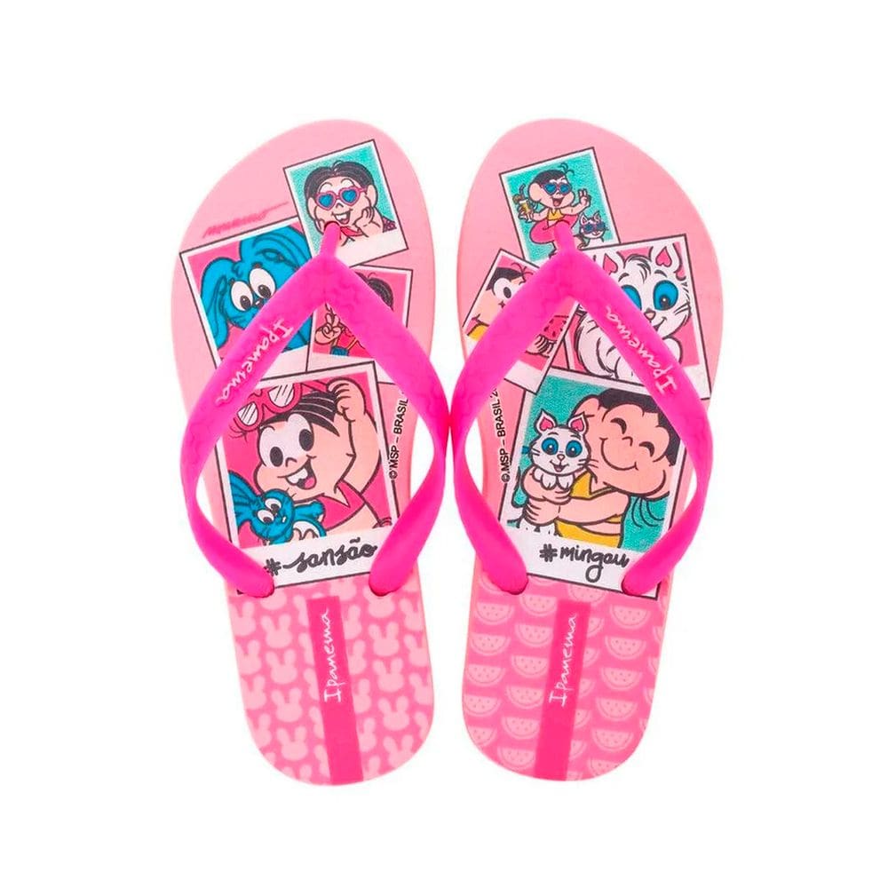 Chinelo Infantil Menina Ipanema Turma da Mônica