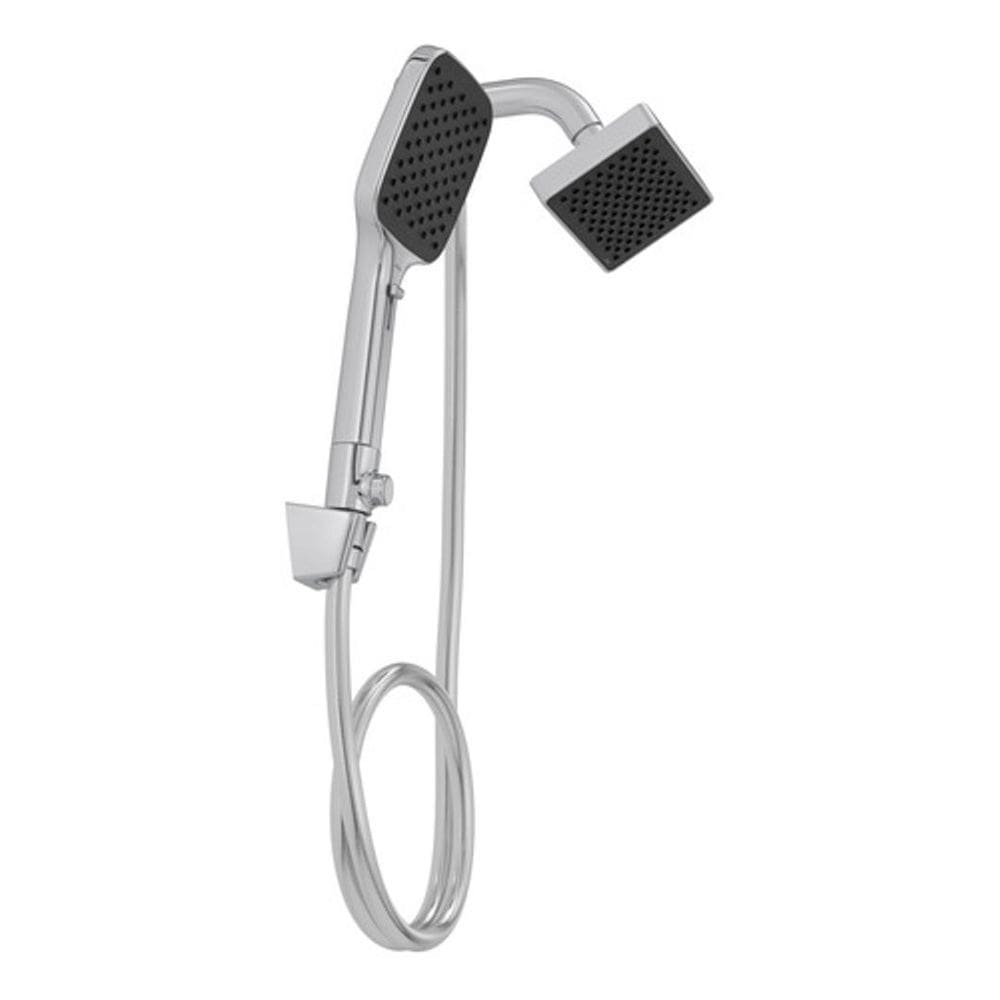 Ducha De Parede Deca Retangular Cromada Com Chuveirinho