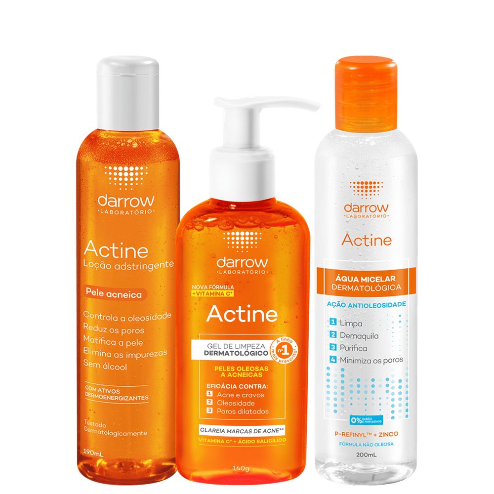 Kit Darrow Actine Trio Essentials (3 Produtos)