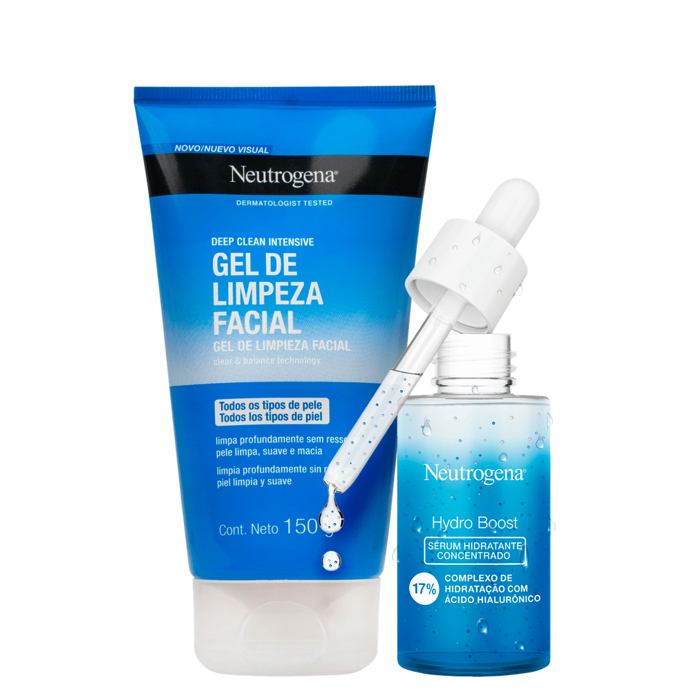 Kit Neutrogena Deep Clean Hydro Boost (2 Produtos)